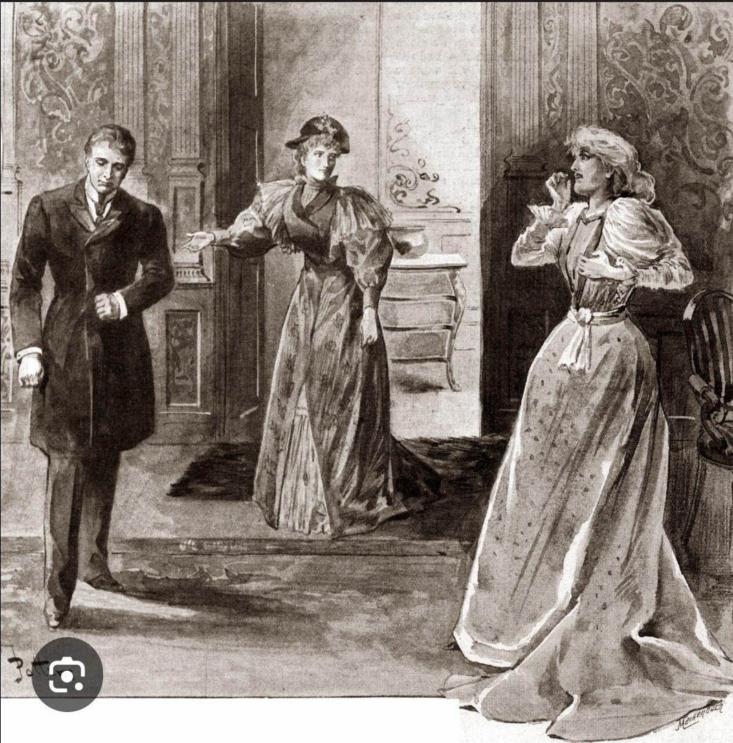 An Ideal Husband theatrical illustration