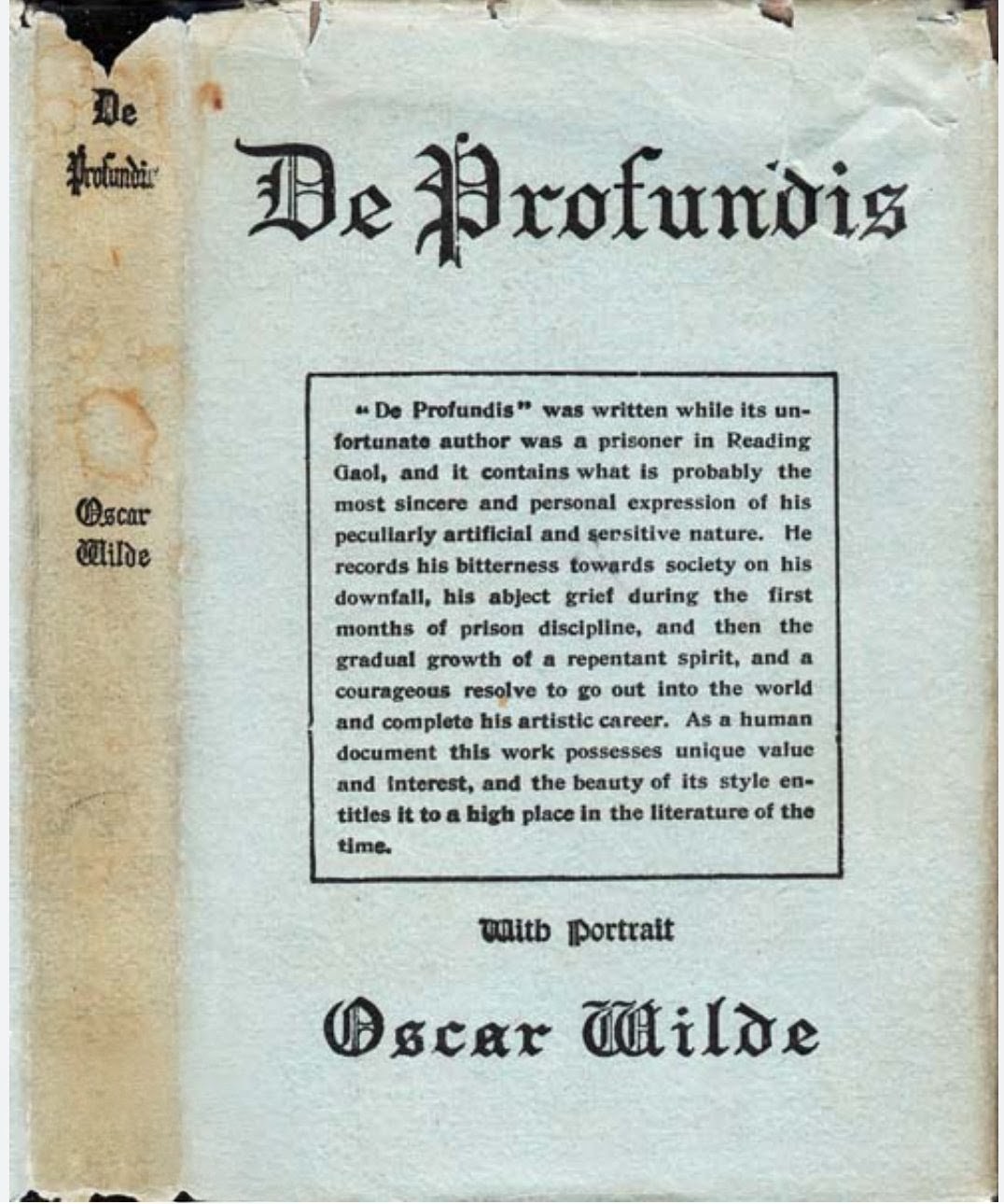 De Profundis manuscript page showing Oscar Wilde's handwriting from Reading Gaol